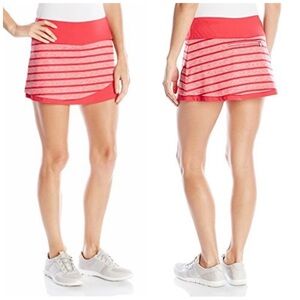 bolle Carmella Layered Mini Golf Skirt with Shorts Zipper Pocket Womens XL